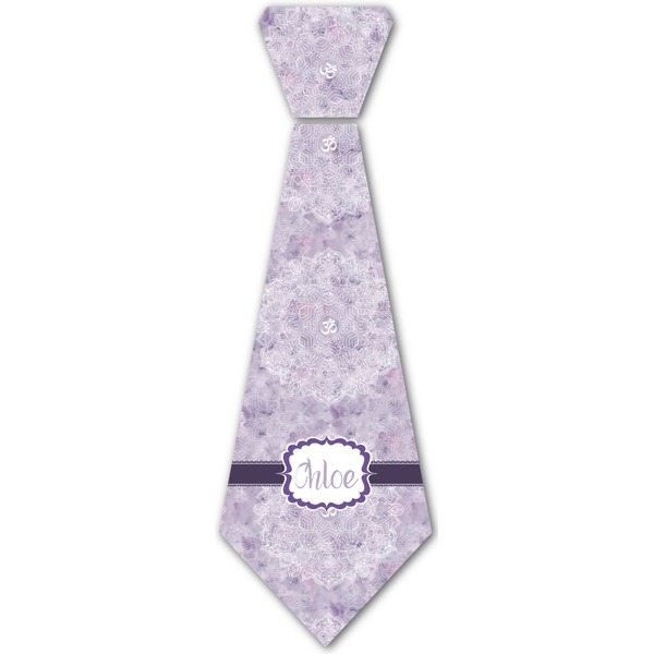Custom Watercolor Mandala Iron On Tie (Personalized)