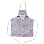 Watercolor Mandala Kid's Apron w/ Name or Text