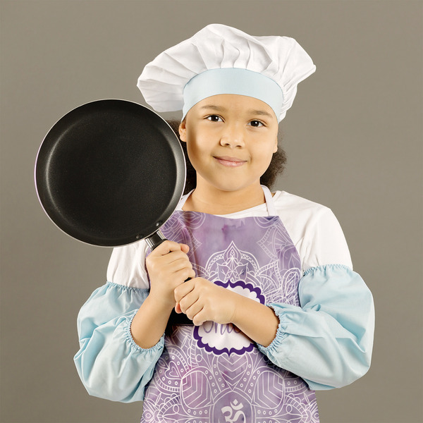 Watercolor Mandala Kid's Aprons - Medium - Lifestyle