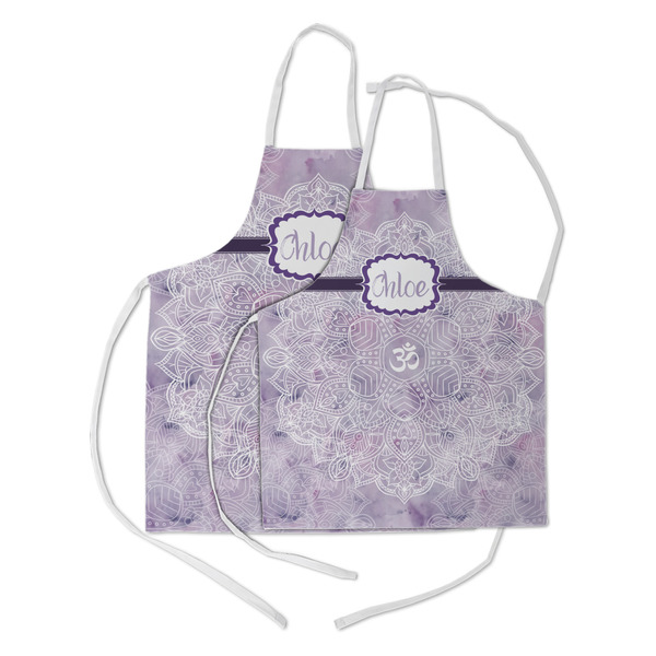 Watercolor Mandala Kid's Aprons - Parent - Main