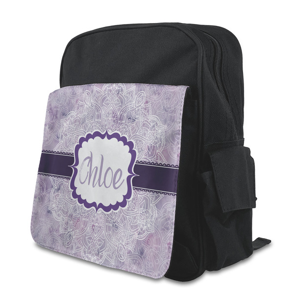 Custom Watercolor Mandala Preschool Backpack (Personalized)