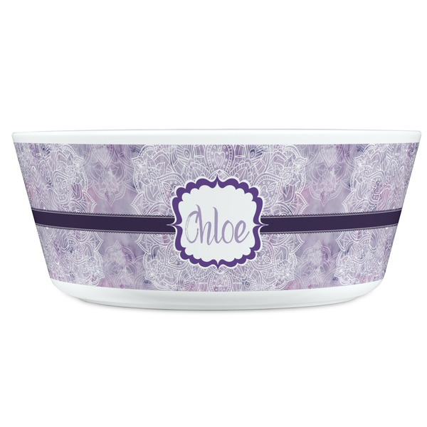 Watercolor Mandala Kids Bowls - FRONT