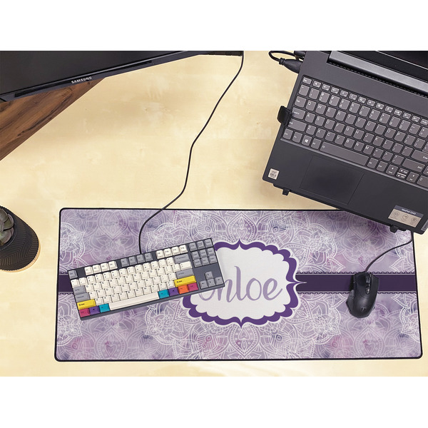 Watercolor Mandala Large Gaming Mats - LIFESTYLE