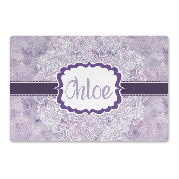 Custom Watercolor Mandala Large Rectangle Car Magnet (Personalized)