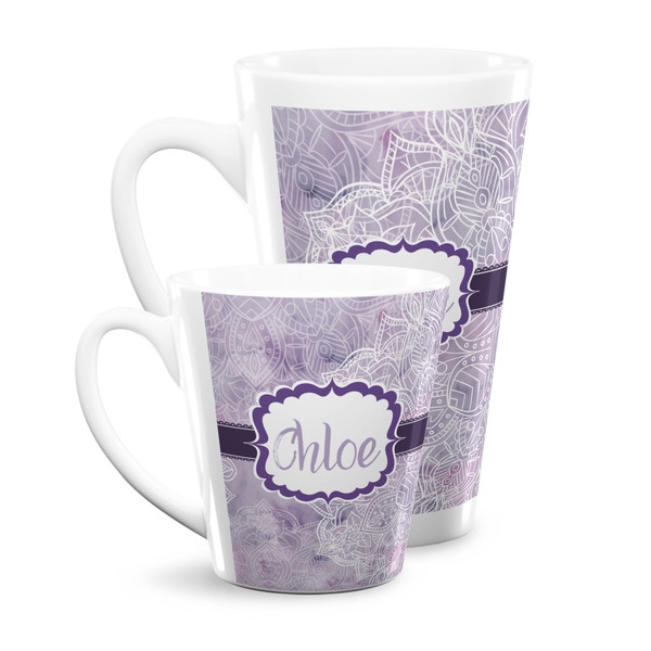 Watercolor Mandala Latte Mugs Main