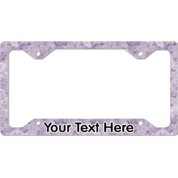 Watercolor Mandala License Plate Frame - Style C (Personalized)