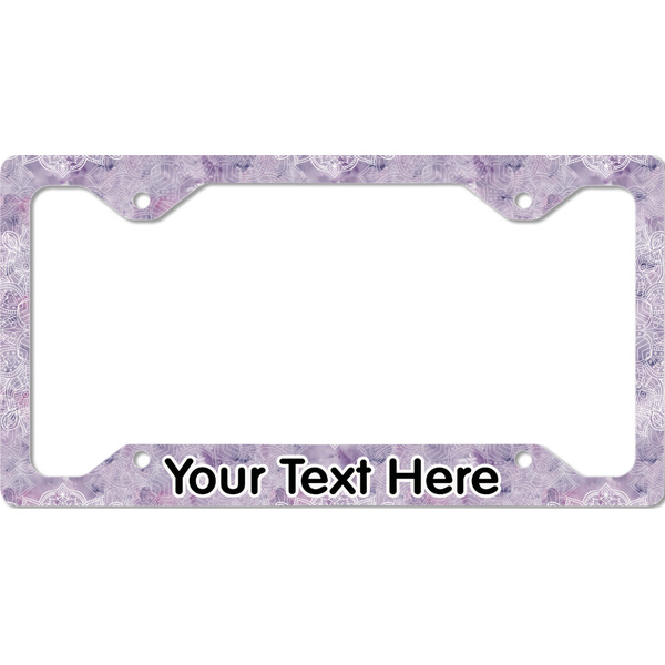 Watercolor Mandala License Plate Frame - Style C