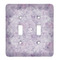 Watercolor Mandala Light Switch Cover (2 Toggle Plate)