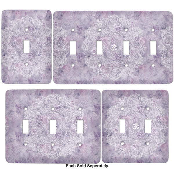 Watercolor Mandala Light Switch Covers all sizes