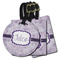 Watercolor Mandala Luggage Tags - 3 Shapes Availabel