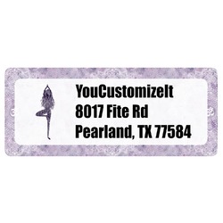 Watercolor Mandala Return Address Labels (Personalized)