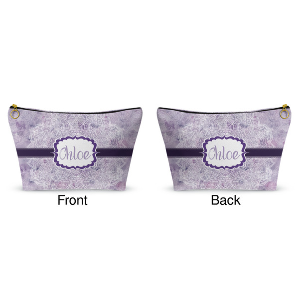 Watercolor Mandala Makeup Bag (Front and Back)