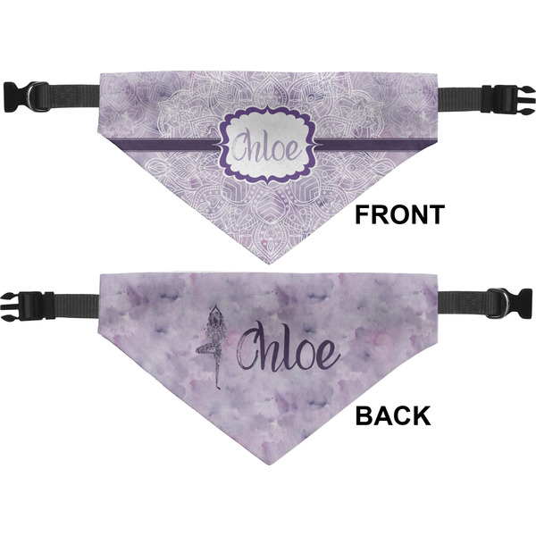 Watercolor Mandala Medium Dog Bandana Approval