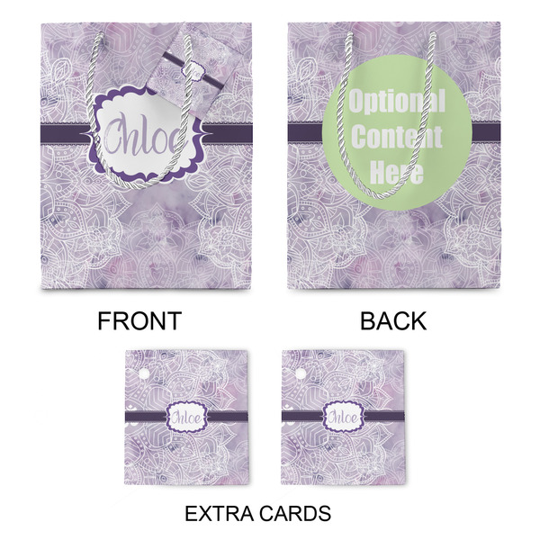 Watercolor Mandala Medium Gift Bag - Approval