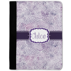 Watercolor Mandala Notebook Padfolio w/ Name or Text