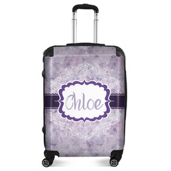 Watercolor Mandala Suitcase - 24"Medium - Checked (Personalized)