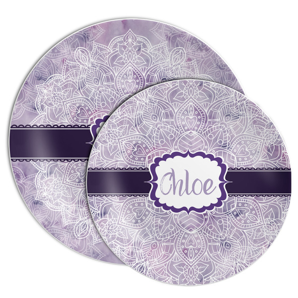 Watercolor Mandala Melamine Plates - PARENT/MAIN