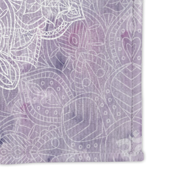 Watercolor Mandala Microfiber Dish Rag - DETAIL