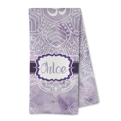 Watercolor Mandala Kitchen Towel - Microfiber (Personalized)