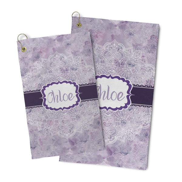 Watercolor Mandala Microfiber Golf Towel - PARENT/MAIN