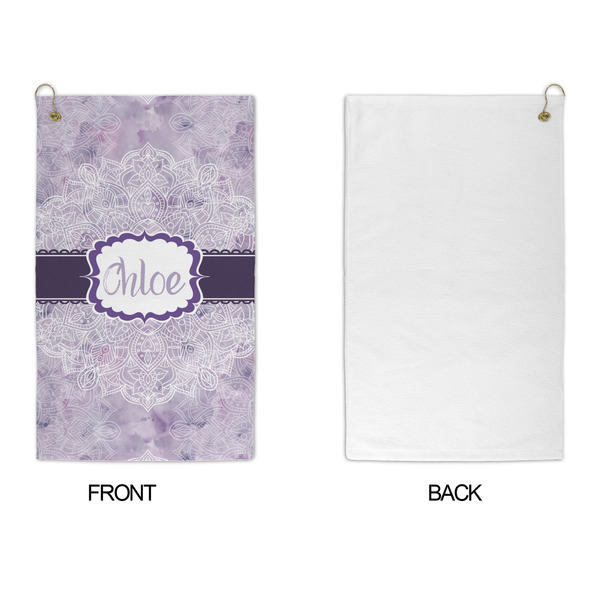 Watercolor Mandala Microfiber Golf Towels - APPROVAL