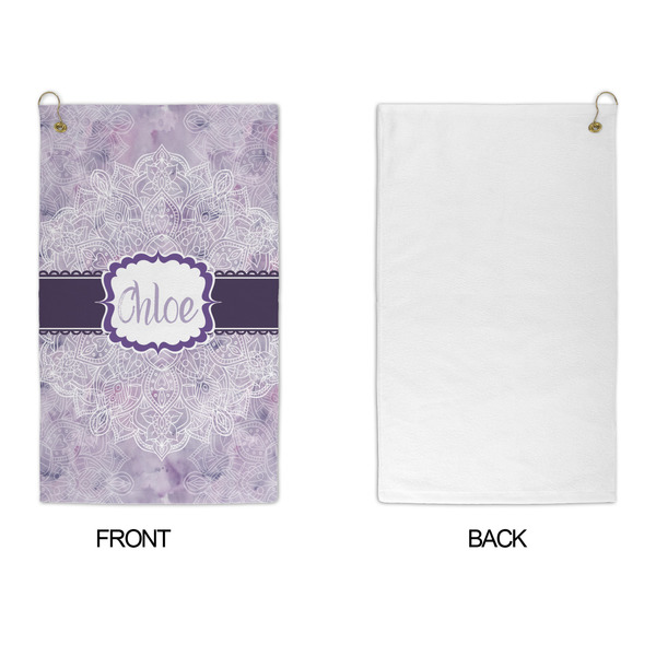 Watercolor Mandala Microfiber Golf Towels - APPROVAL