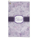 Watercolor Mandala Microfiber Golf Towel (Personalized)