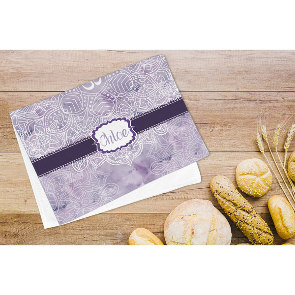 Watercolor Mandala Microfiber Kitchen Towel - LIFESTYLE