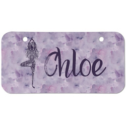 Watercolor Mandala Mini/Bicycle License Plate (2 Holes) (Personalized)