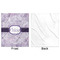 Watercolor Mandala Minky Blanket - 50"x60" - Single Sided - Front & Back