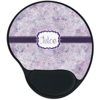 Watercolor Mandala Mouse Pad with Wrist Support