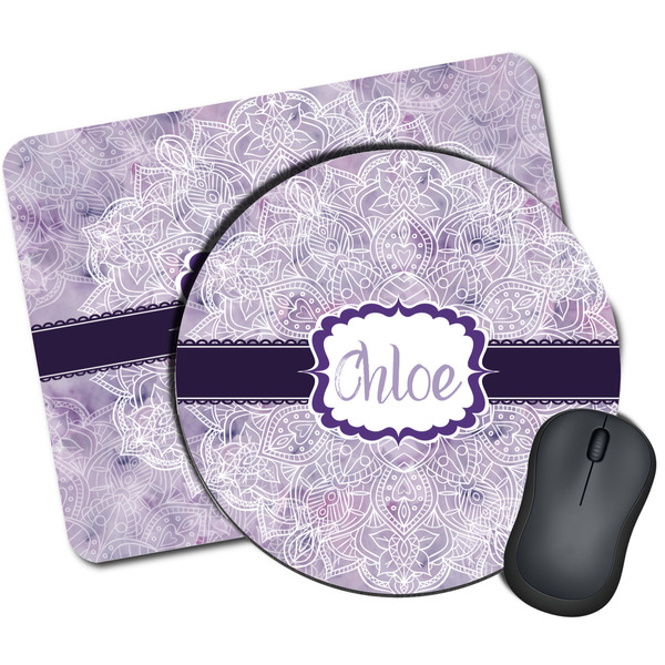 Custom Watercolor Mandala Mouse Pad (Personalized)