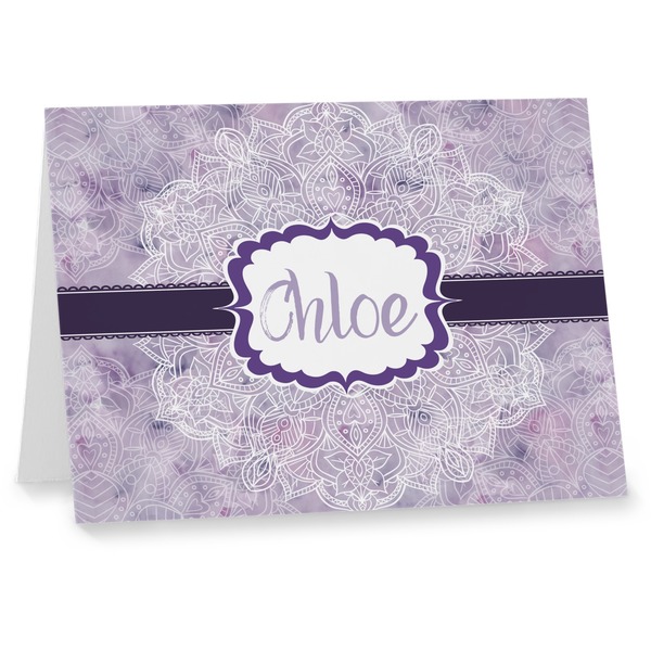 Custom Watercolor Mandala Note cards (Personalized)