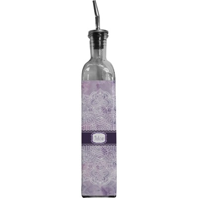 Custom Watercolor Mandala Oil Dispenser Bottle (Personalized)