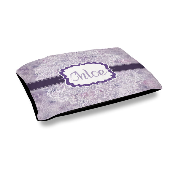 Custom Watercolor Mandala Outdoor Dog Bed - Medium (Personalized)