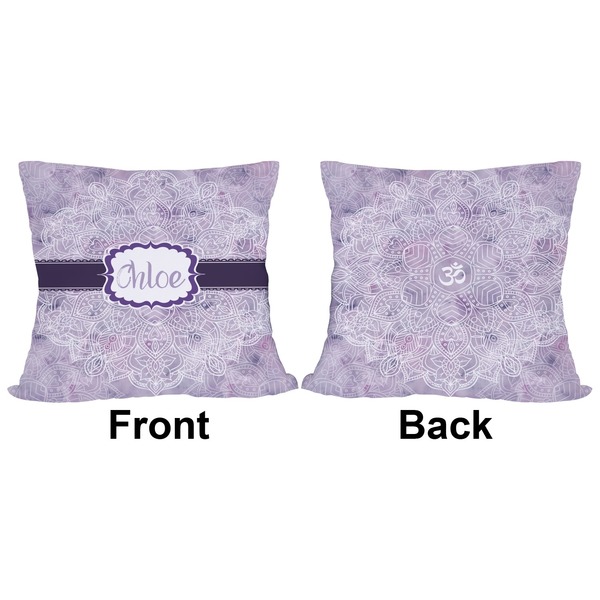 Watercolor Mandala Outdoor Pillow - 20x20