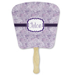 Watercolor Mandala Paper Fan (Personalized)