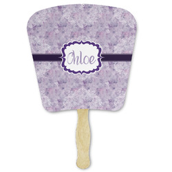 Watercolor Mandala Paper Fan (Personalized)