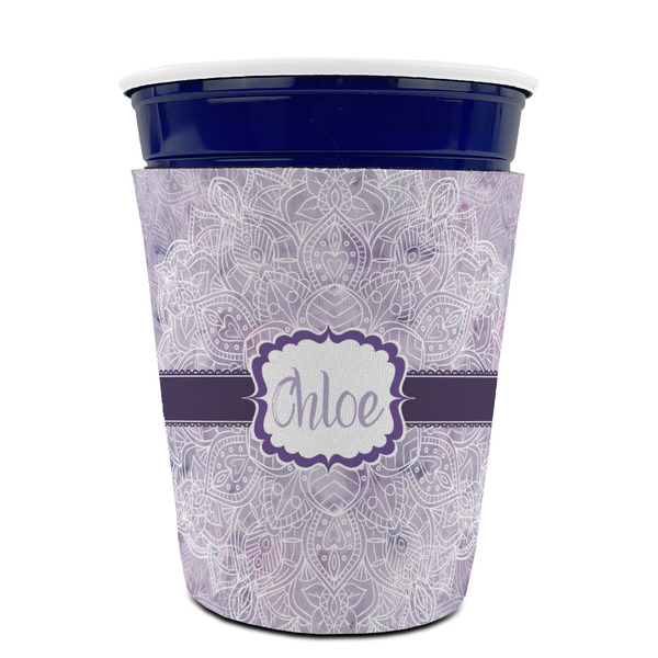 Watercolor Mandala Party Cup Sleeves - without bottom - FRONT (on cup)