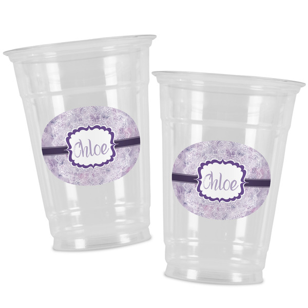 Watercolor Mandala Party Cups - 16oz - Alt View