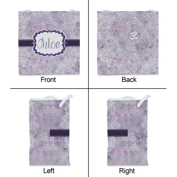 Watercolor Mandala Party Favor Gift Bag - Matte - Approval