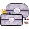 Watercolor Mandala Pencil / School Supplies Bags Small and Medium