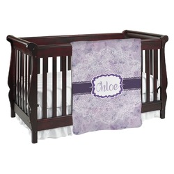 Watercolor Mandala Baby Blanket (Single Sided) (Personalized)