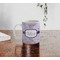 Watercolor Mandala Personalized Coffee Mug - Lifestyle