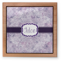 Watercolor Mandala Pet Urn w/ Name or Text