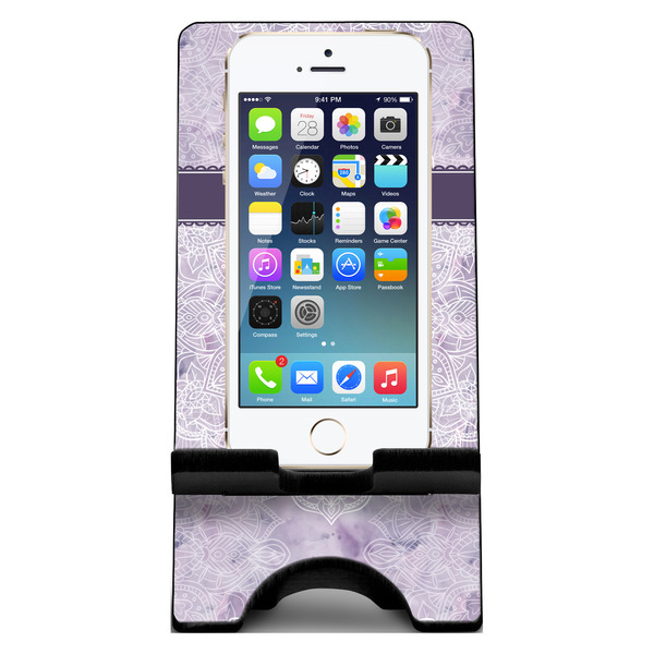 Watercolor Mandala Phone Stand w/ Phone