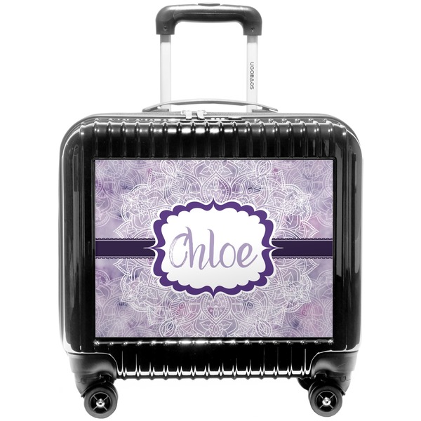 Custom Watercolor Mandala Pilot / Flight Suitcase (Personalized)