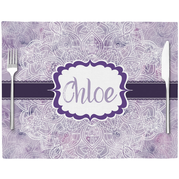 Watercolor Mandala Placemat with Props