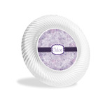 Watercolor Mandala Plastic Party Appetizer & Dessert Plates - 6" (Personalized)