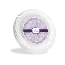 Watercolor Mandala Plastic Party Appetizer & Dessert Plates - 6" (Personalized)